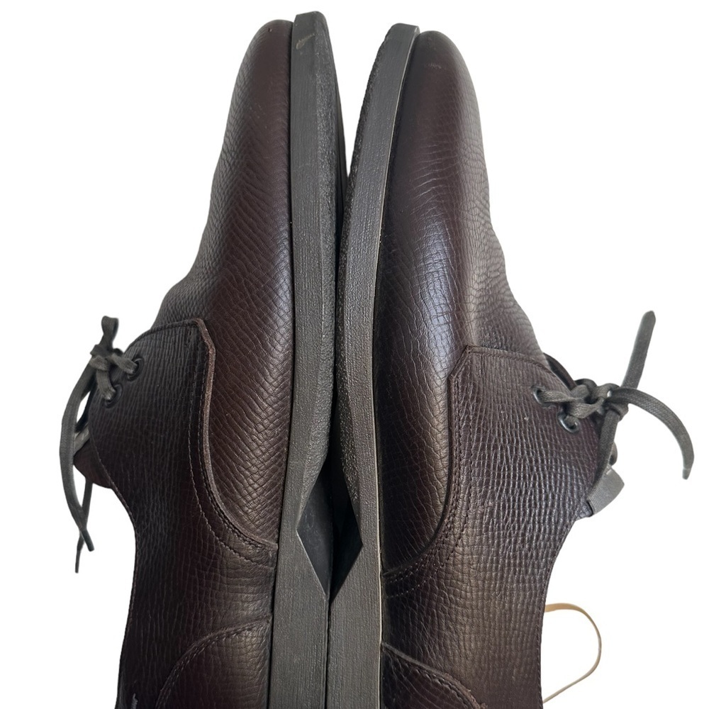 Salvador Ferragamo World Mens Soft Soled Leather Shoes Size 11 - Picture 12 of 16